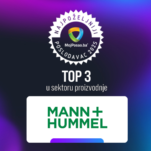 Mann+Hummel BA TOP 3 u sektoru proizvodnje
