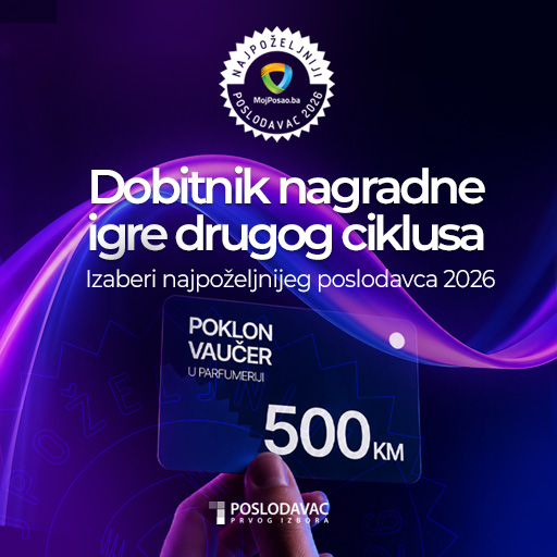 Završen 2. ciklus nagradne igre "Izaberi Najpoželjnijeg poslodavca 2026"