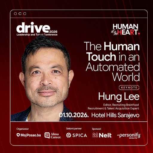 U susret Drive konferenciji 2026: Hung Lee ekskluzivno o budućnosti HR-a i vještačke inteligencije