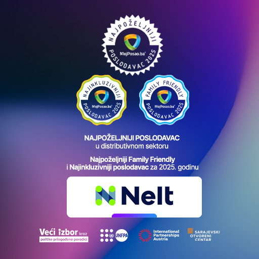 Tri priznanja za Nelt: Najpoželjniji poslodavac u distribuciji, Family Friendly i Najinkluzivniji poslodavac